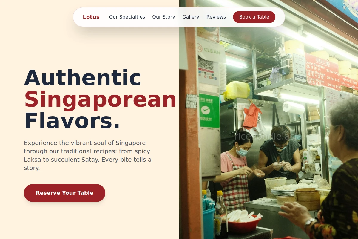 lotus Singaporean Food